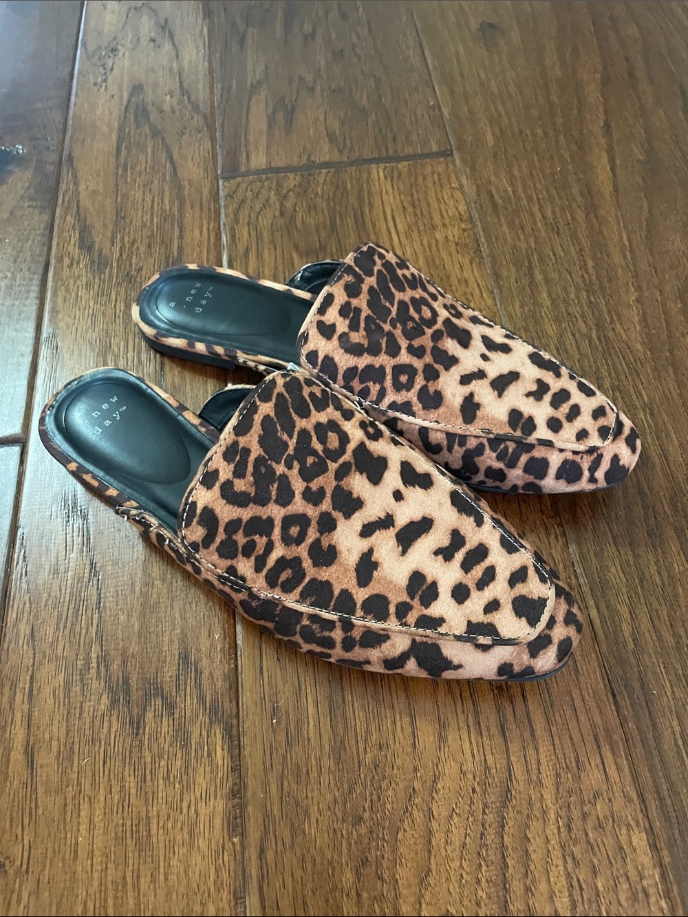 a new day Leopard Print Slip-On Mules - Women